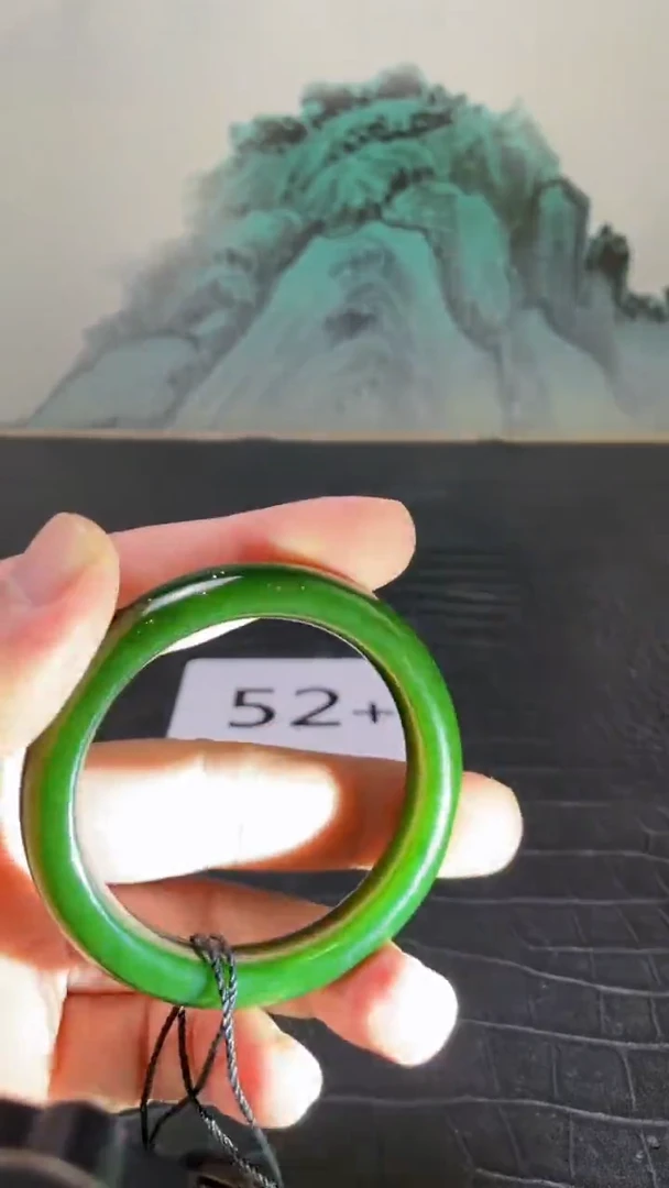 未镶嵌手镯和田玉（碧玉）?****?52+