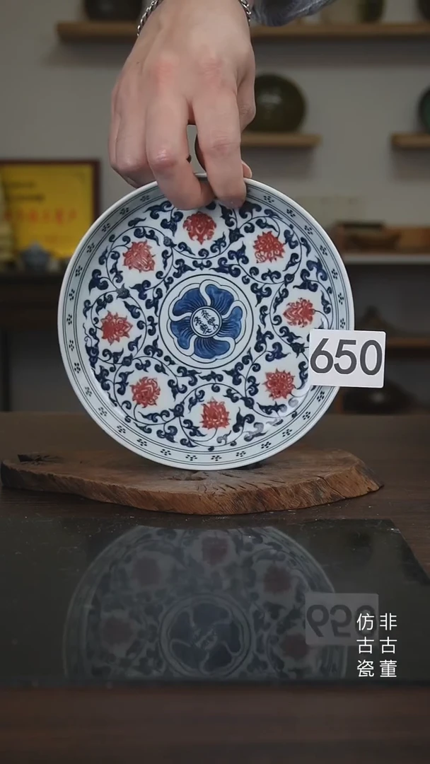 景德镇手工手绘陶瓷微瑕