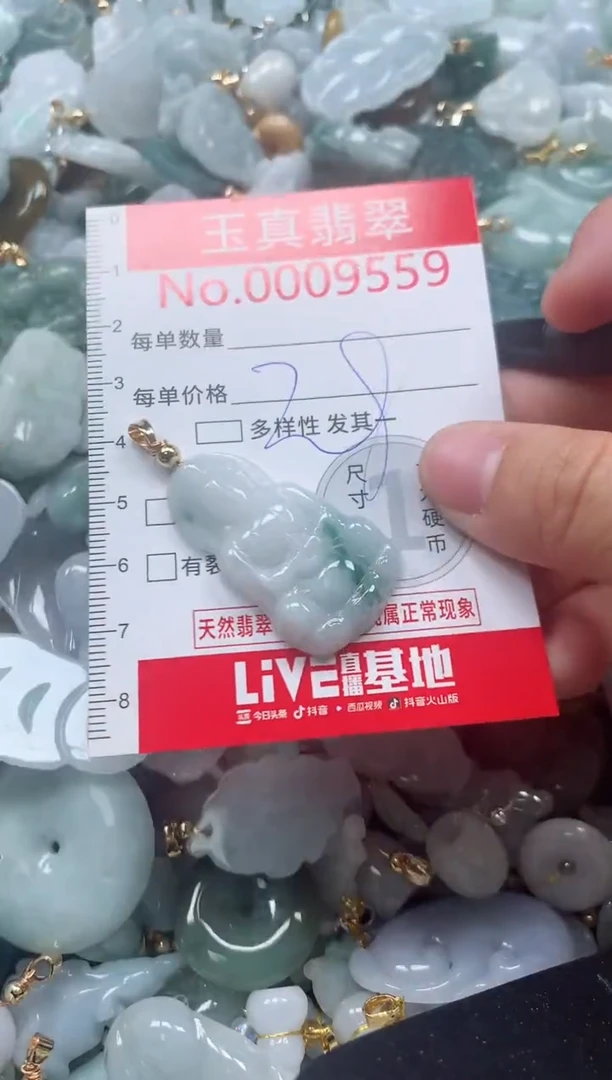 吊坠(不含链)未镶嵌翡翠9559