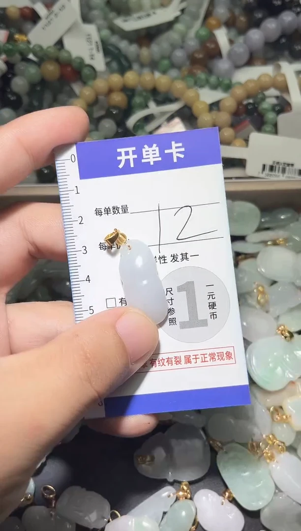 颈饰未镶嵌翡翠天然A货翡翠