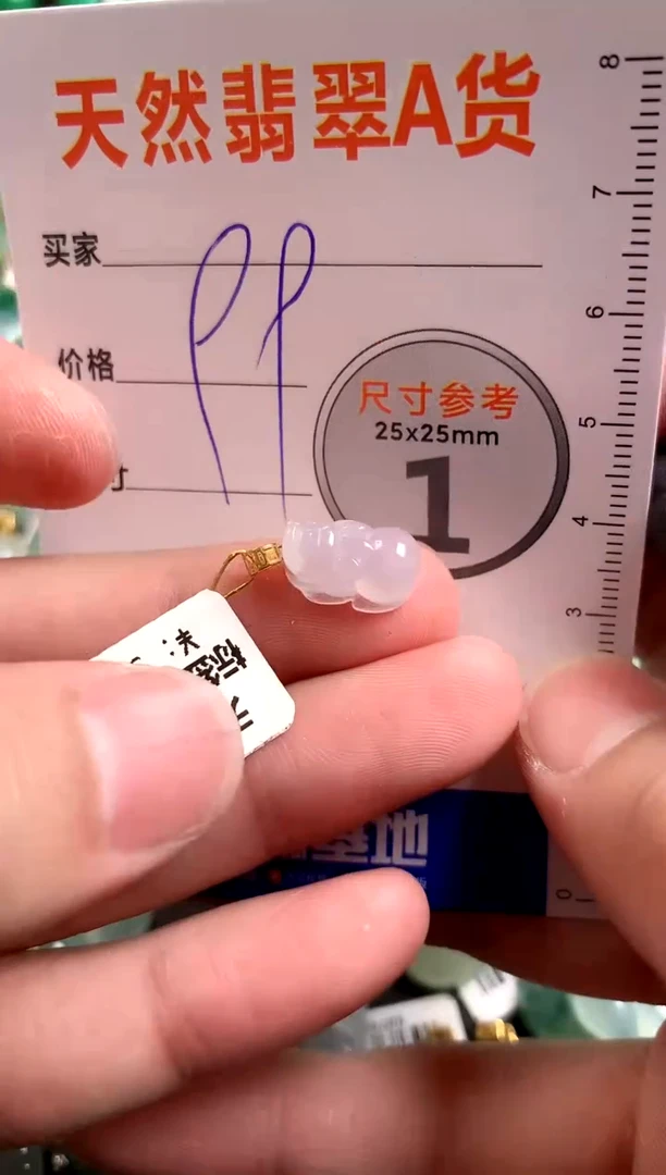 【闪购商品】翡翠颈饰18K金镶嵌13008666