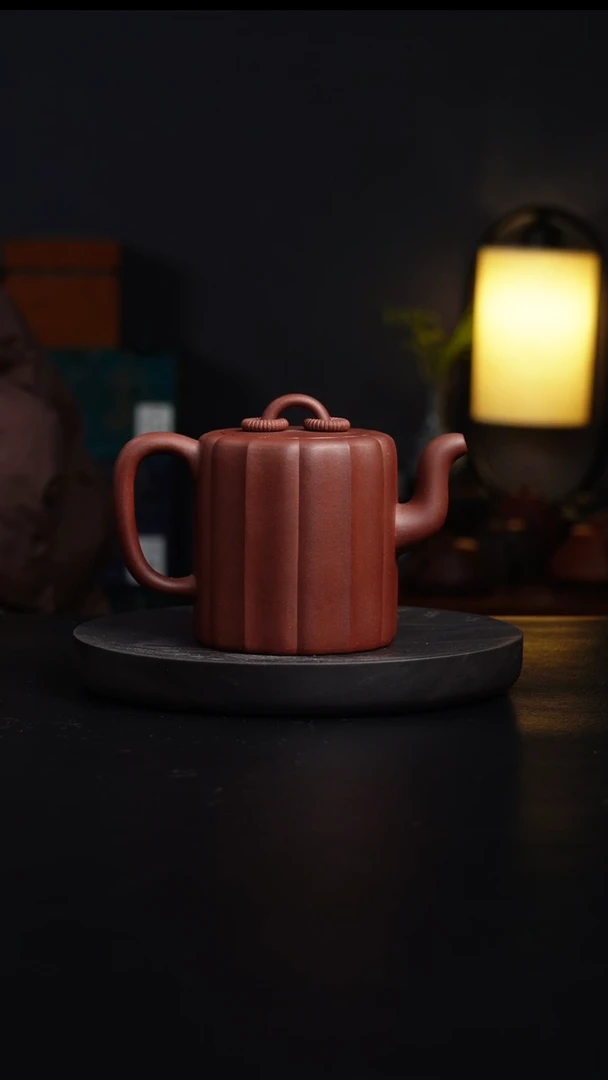 茶壶紫泥胤真堂 苏大棚 筋纹双圈