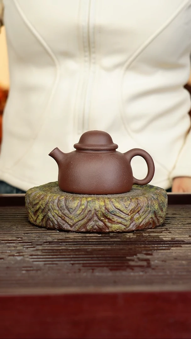 宜兴原矿紫砂壶茶壶130C