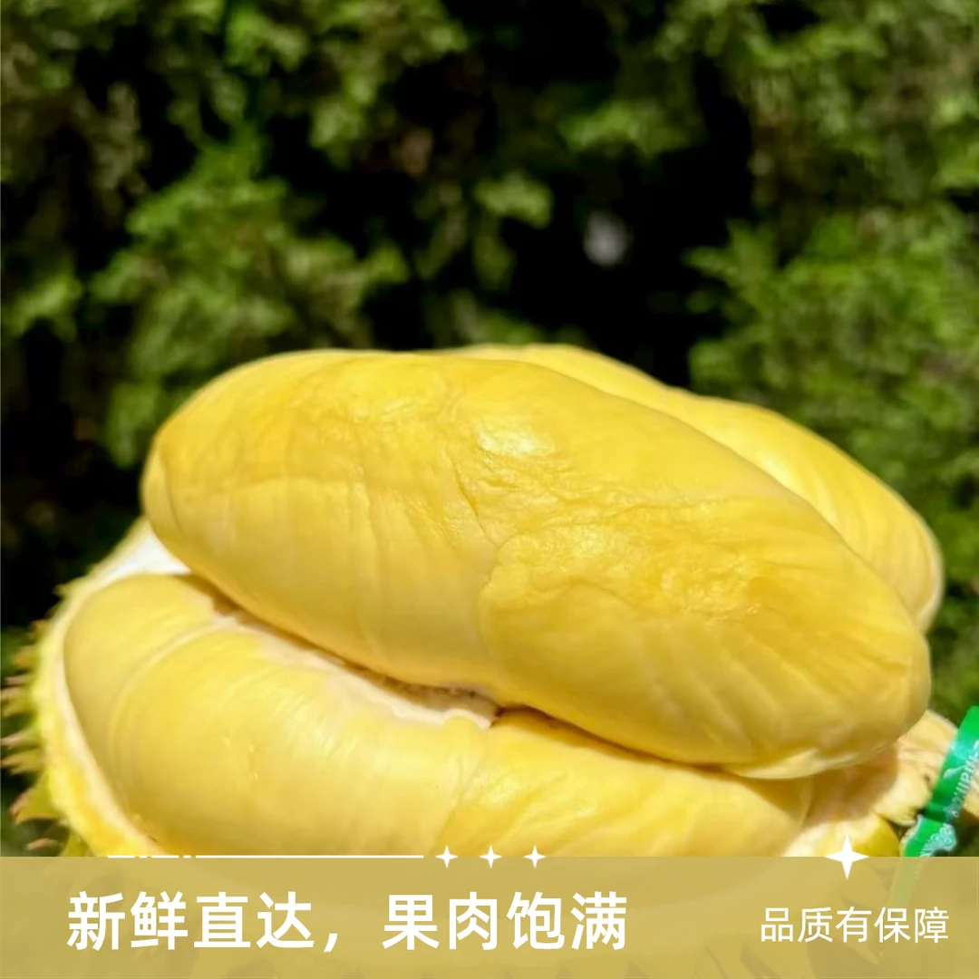 【圆榴榴甄选】泰国金枕榴莲新鲜核小整果3~9斤（江南店）金枕泰国