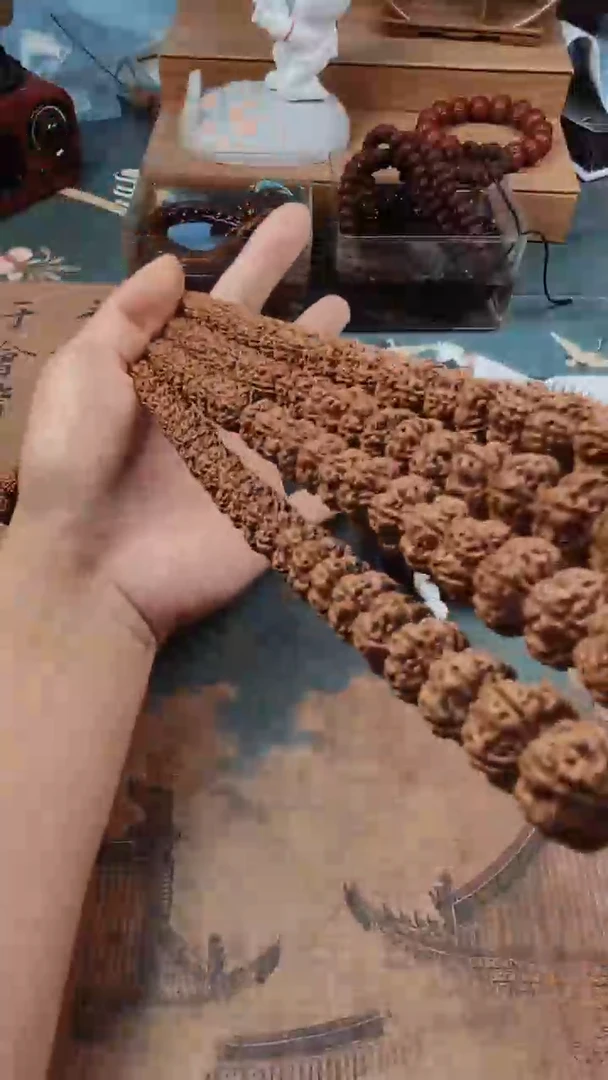 金刚菩提手串654老树战神梅花8-12mm