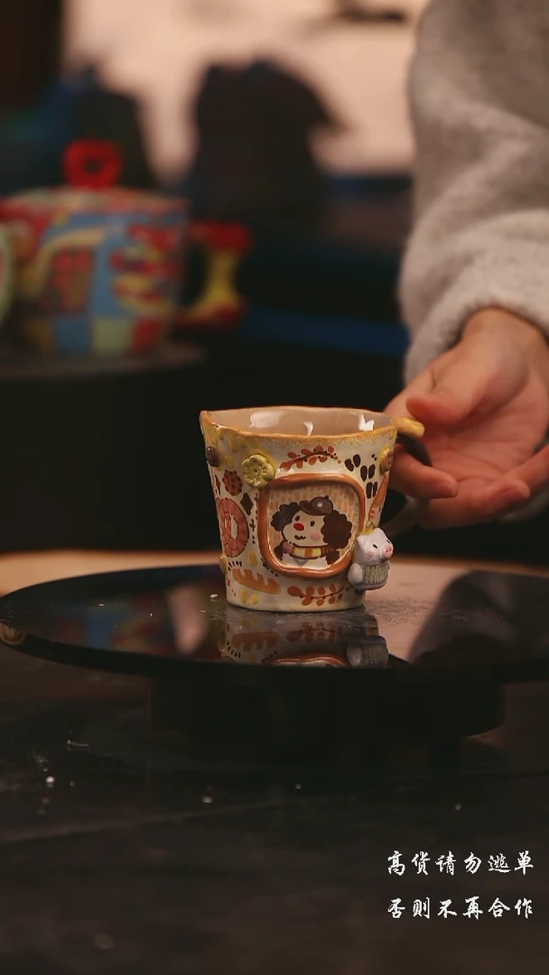 陶瓷景德镇可爱设计师款陶瓷