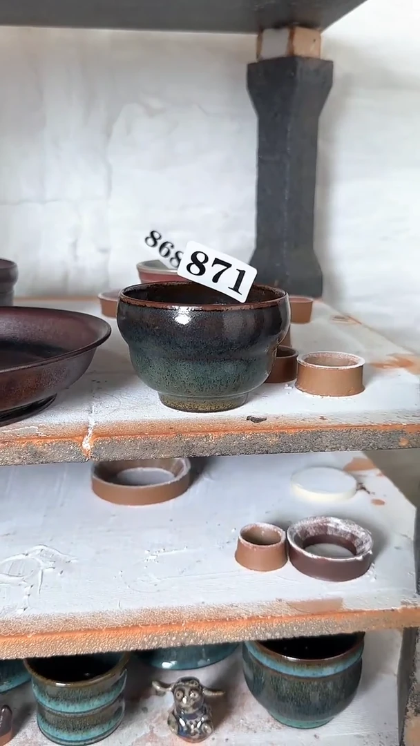 杯子兰山窑手作器物气碳开窑871 全品