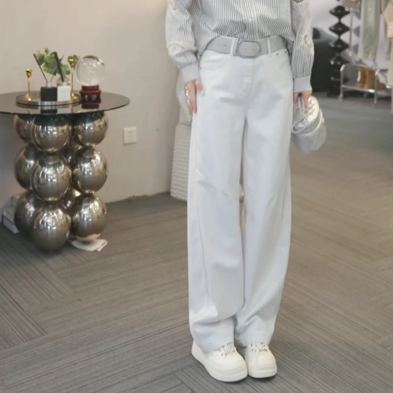 【月光灰】2025春季新款时尚休闲百搭牛仔裤LK2501889