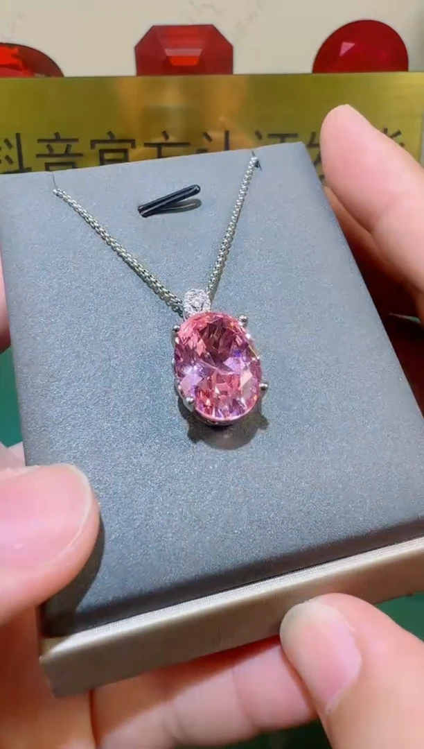 颈饰蓝宝石18K金镶嵌1