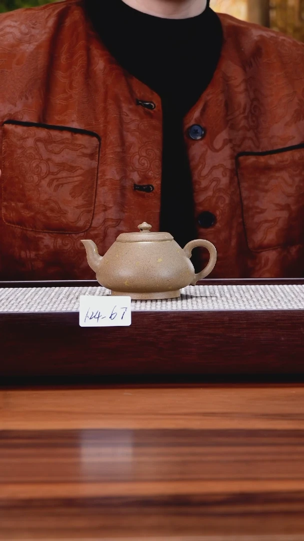 【闪购商品】紫砂茶壶1.24-67本山段 洒金笠帽160