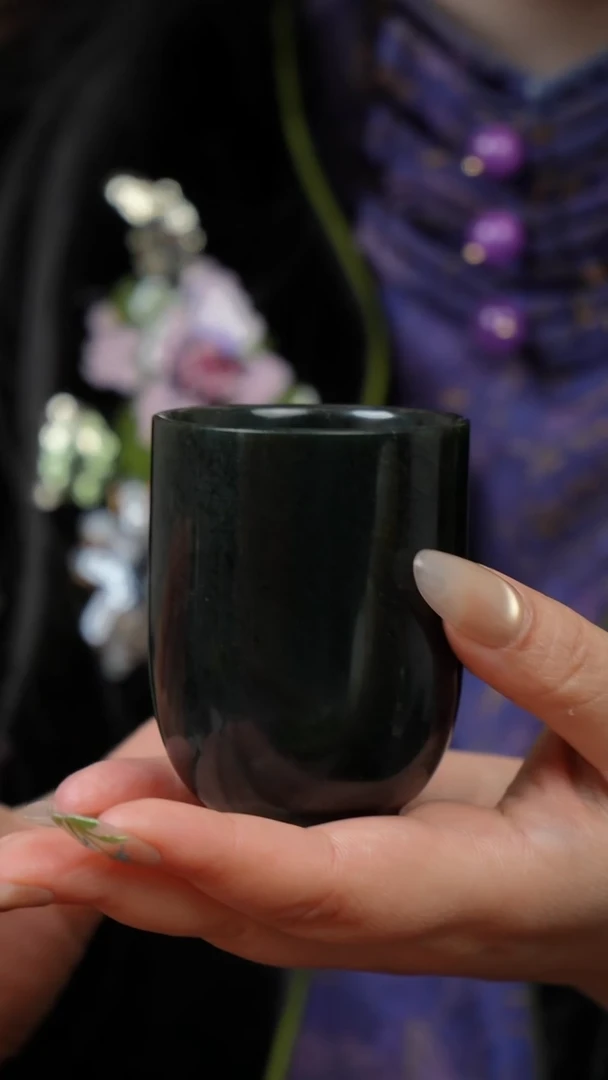未镶嵌和田玉把件茶杯（多样性发货）