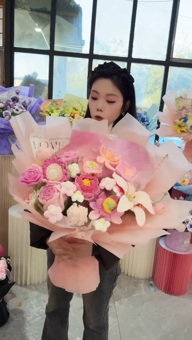 非遗手工定制花束，孤品清仓！