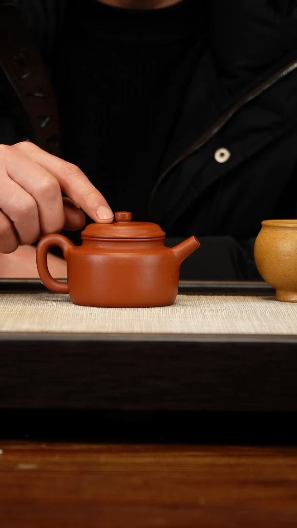 茶壶紫砂朱泥德钟