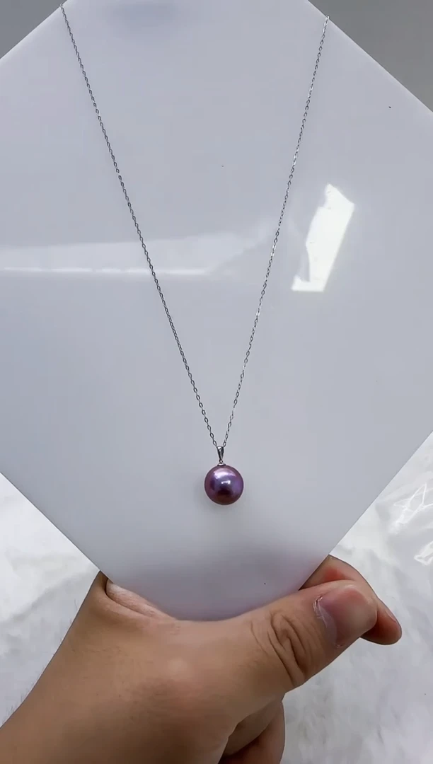 18K金镶嵌淡水珍珠DA珍珠吊坠12  ss180