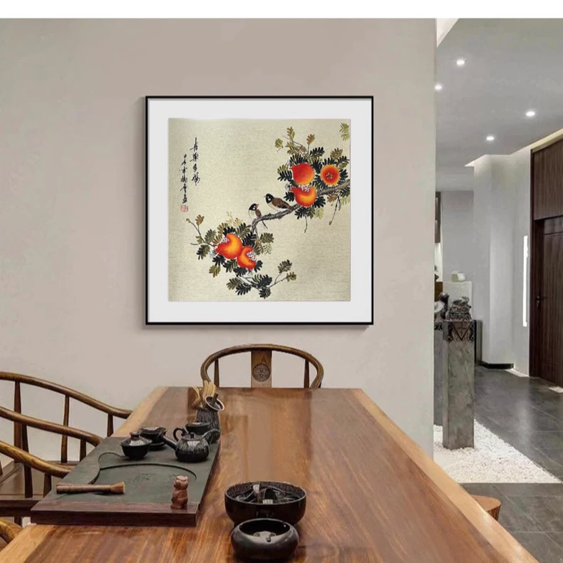 现代简约装饰画玄关餐厅客厅书房客厅大堂轻奢壁画
