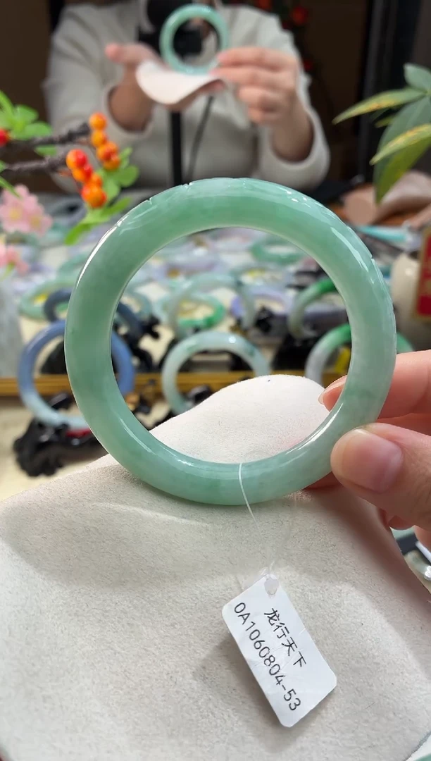 未镶嵌手镯翡翠21  翡翠手镯 53