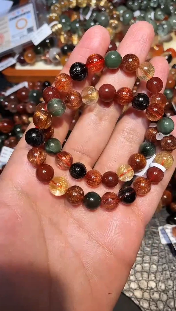 未镶嵌手链水晶彩发单圈A9（多样性发其一）