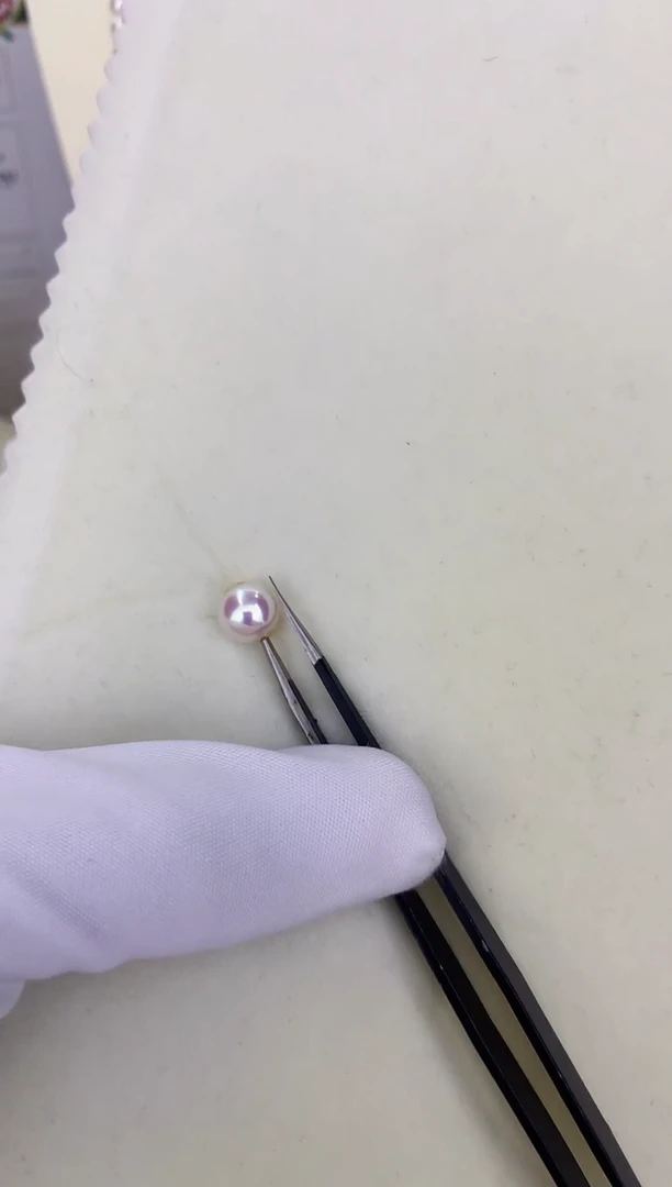 18K金镶嵌DA海水珍珠 GD007 吊坠 8-8.5