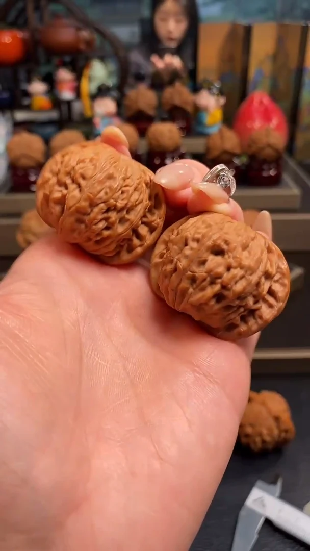 【闪购商品】文玩核桃把件B551磨盘40