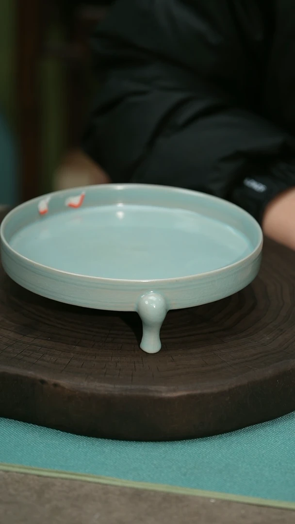 【闪购商品】三足樽承盘（18cm大瑕）——阿龙