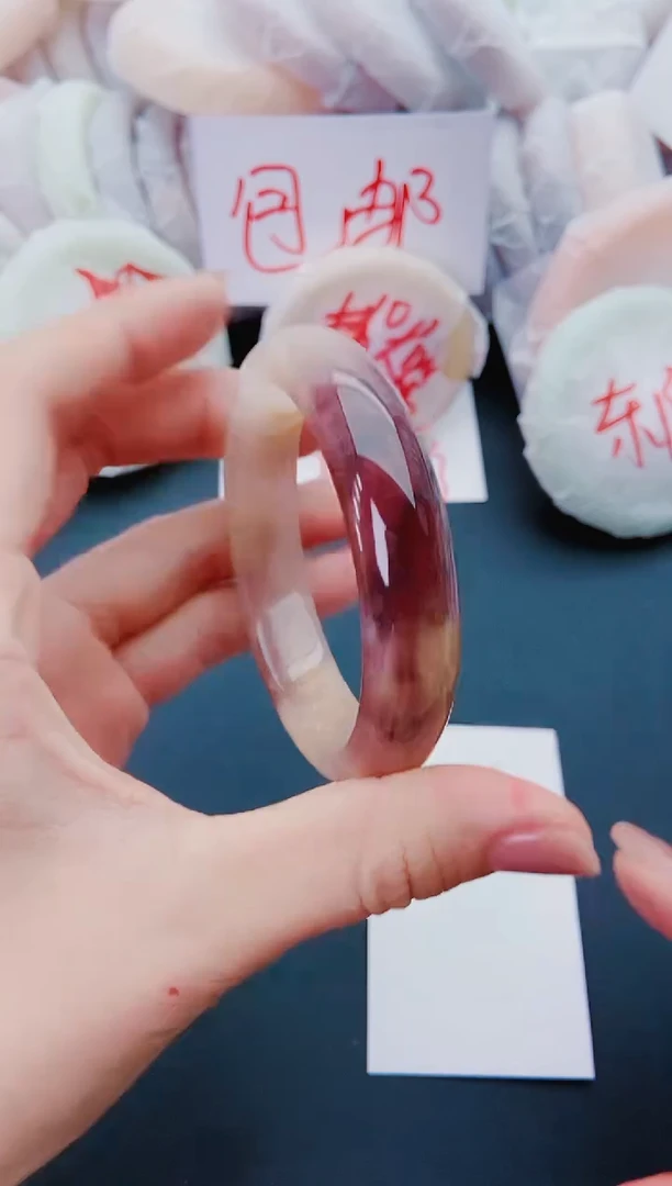 未镶嵌手镯石英质玉J69-57-58
