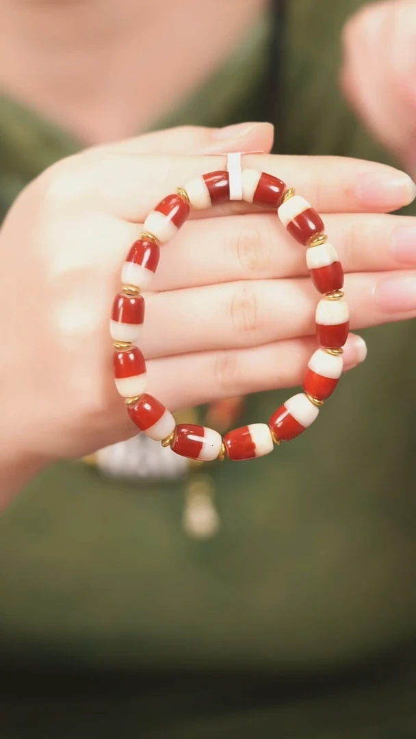 玛瑙/玉髓（覆膜）颈饰未镶嵌传世珠宝