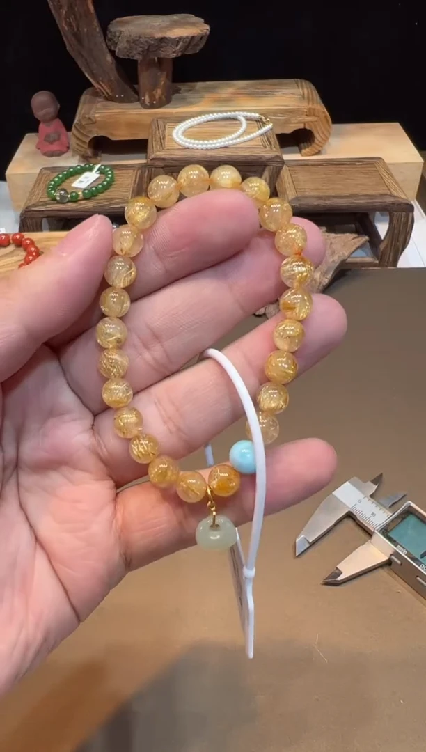 水晶手链未镶嵌手饰@@E6308