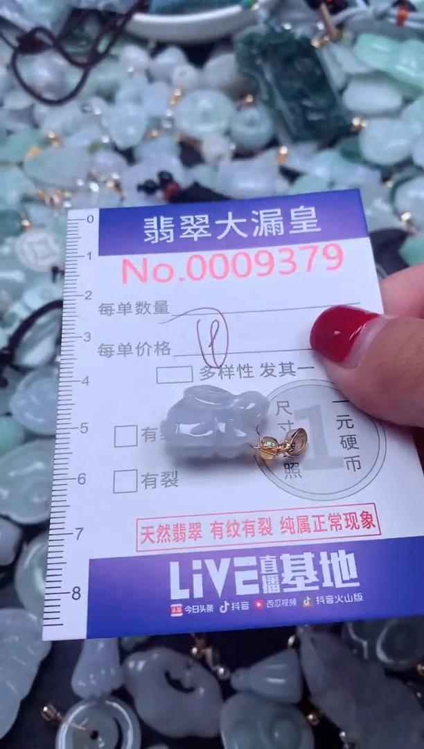 颈饰未镶嵌翡翠9379