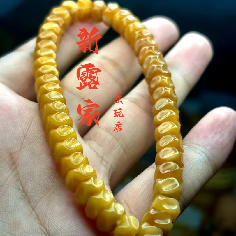 龙脊菩提雕刻龙骨手持【玉化天花板级】