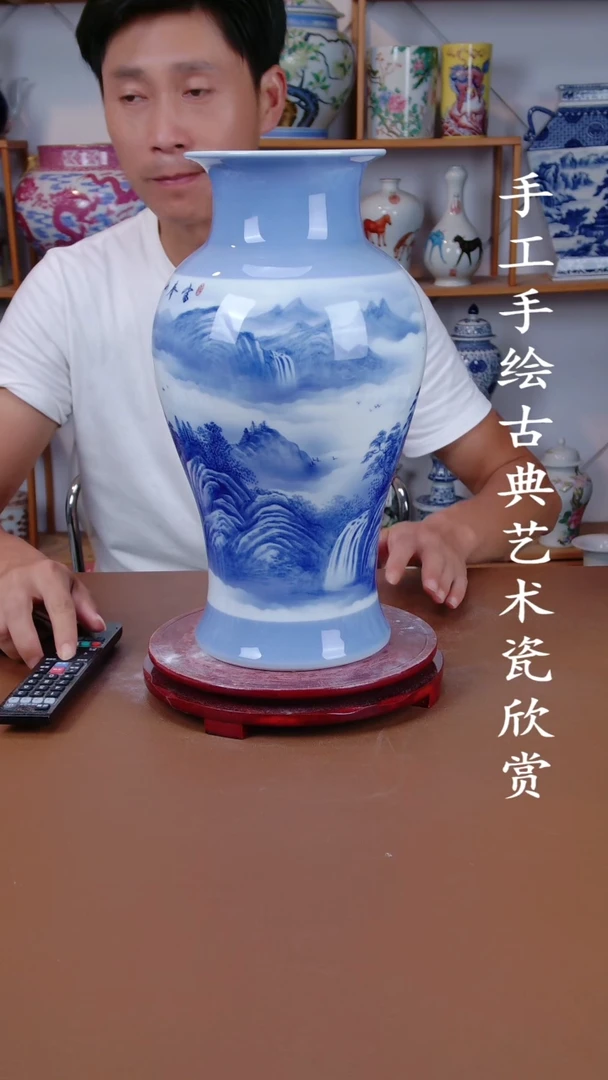 摆件景德镇手工手绘陶瓷摆件30
