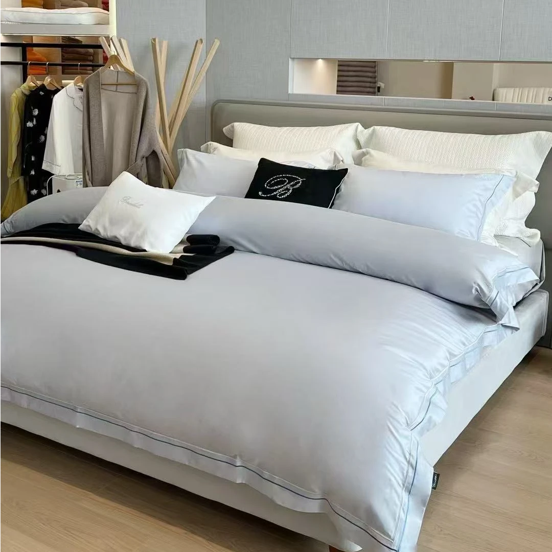 【120支专版匹马棉刺绣】科尔蒂纳   经典高端刺绣匹马棉四件套