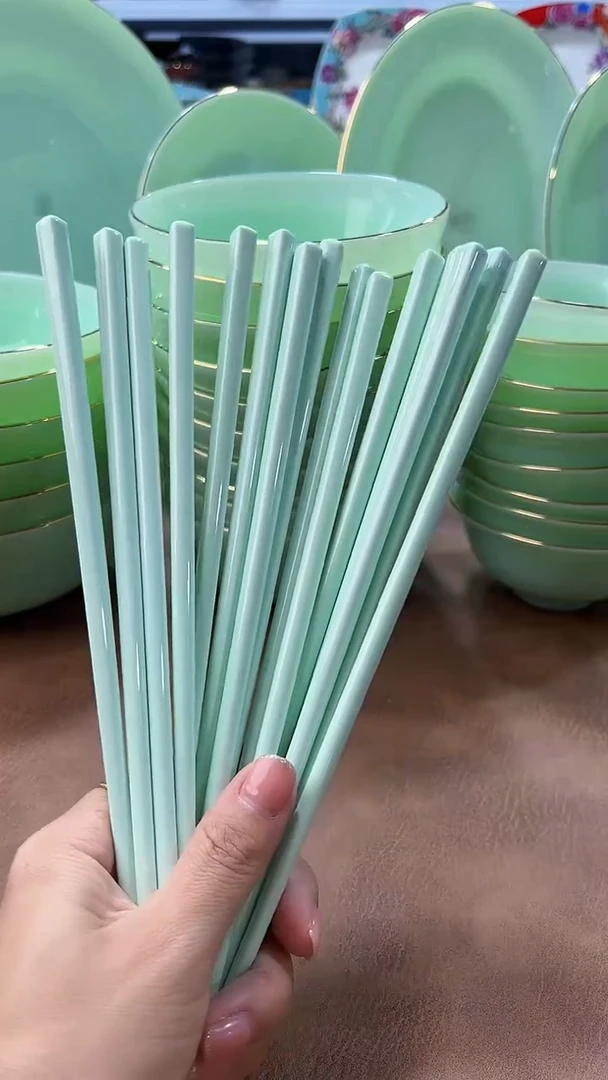 玉瓷  景德镇陶瓷筷子10双