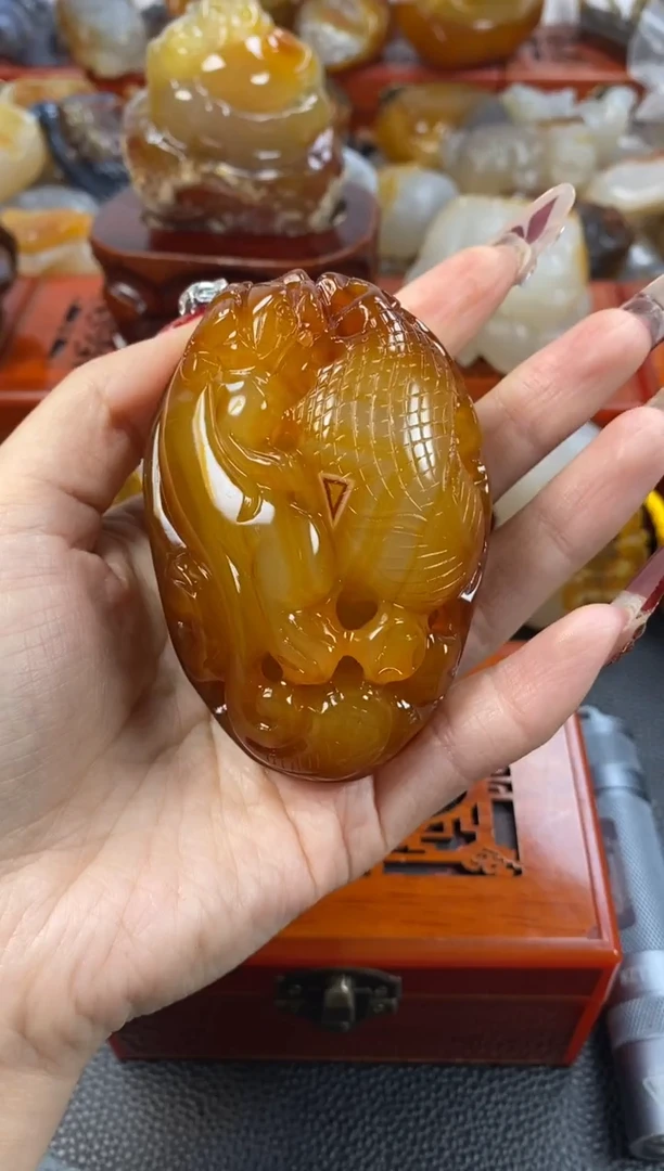 【闪购商品】玛瑙/玉髓手把未镶嵌1