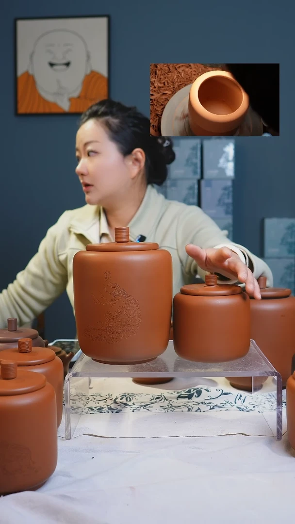 【闪购商品】建水紫陶全手工茶叶罐C+小满微瑕C+全品小满