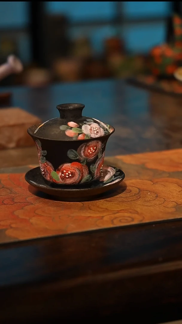 陶瓷景德镇高温釉下彩手工手绘款式