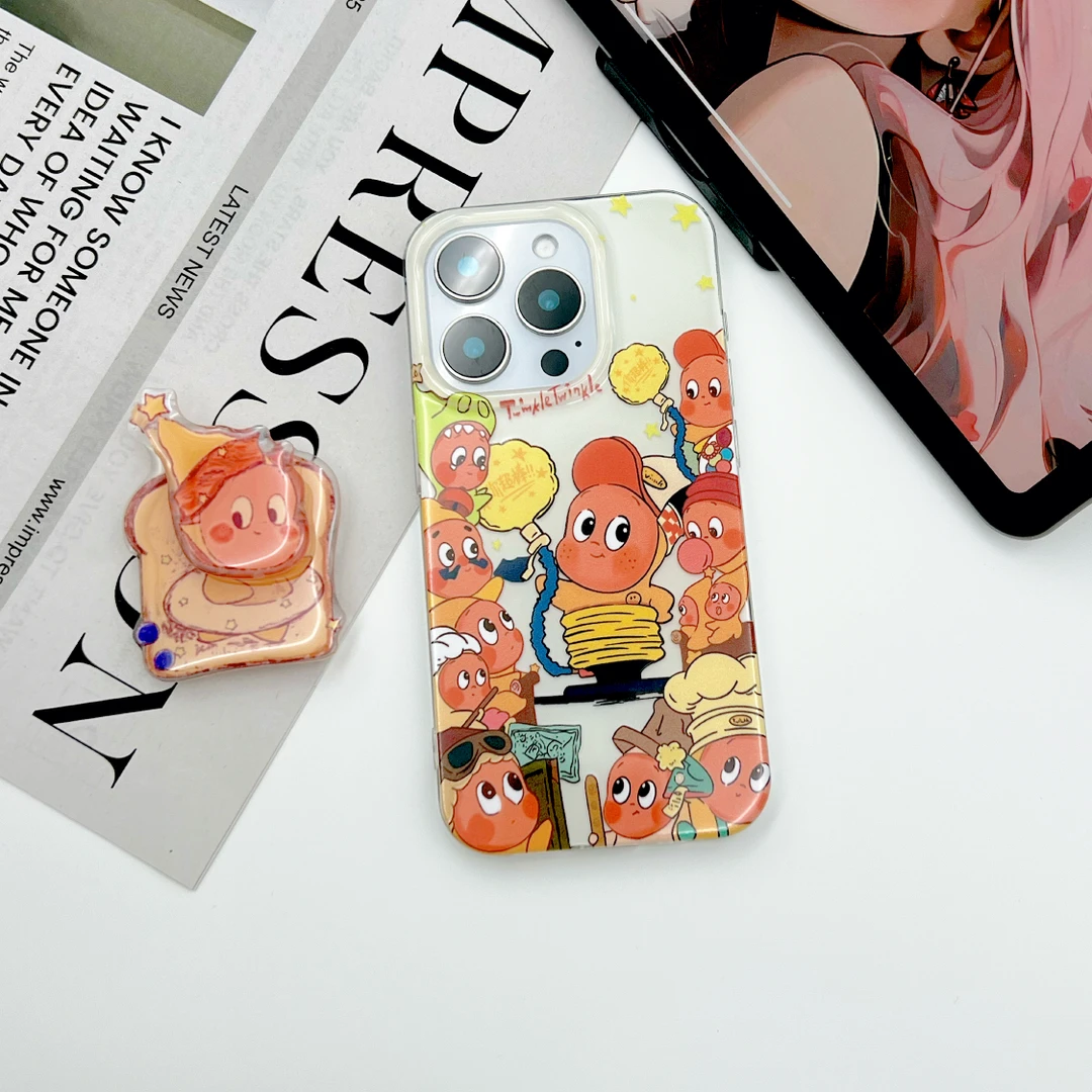 IMD手机壳围观星星小人适用苹果17iPhone16华为小米oppovivo