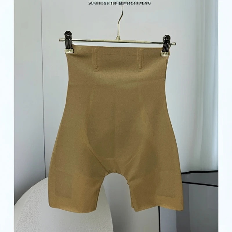 B2101   肤色无贴片款悬浮无痕高腰5分安全裤(S605款)