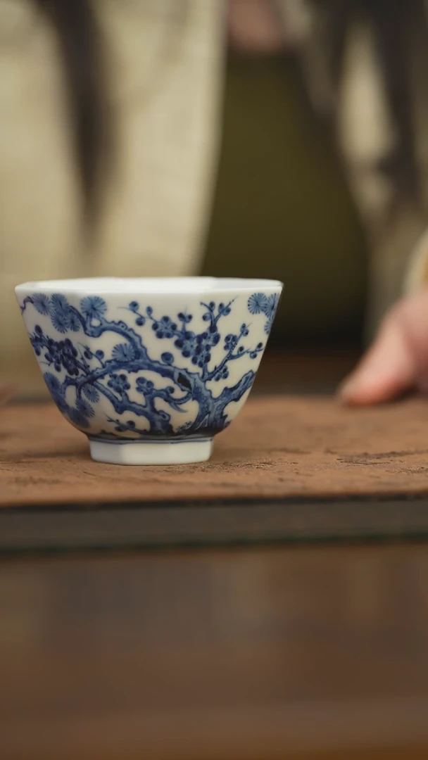 【闪购商品】杯柴窑青花破价福利