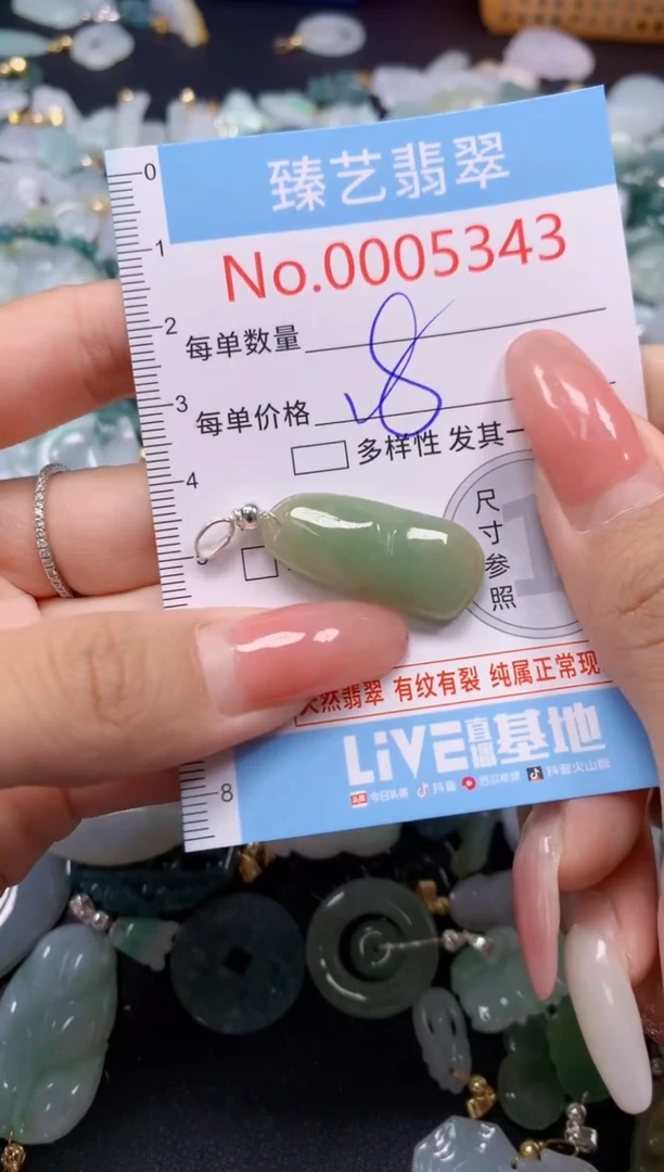 翡翠未镶嵌吊坠(不含链)5343