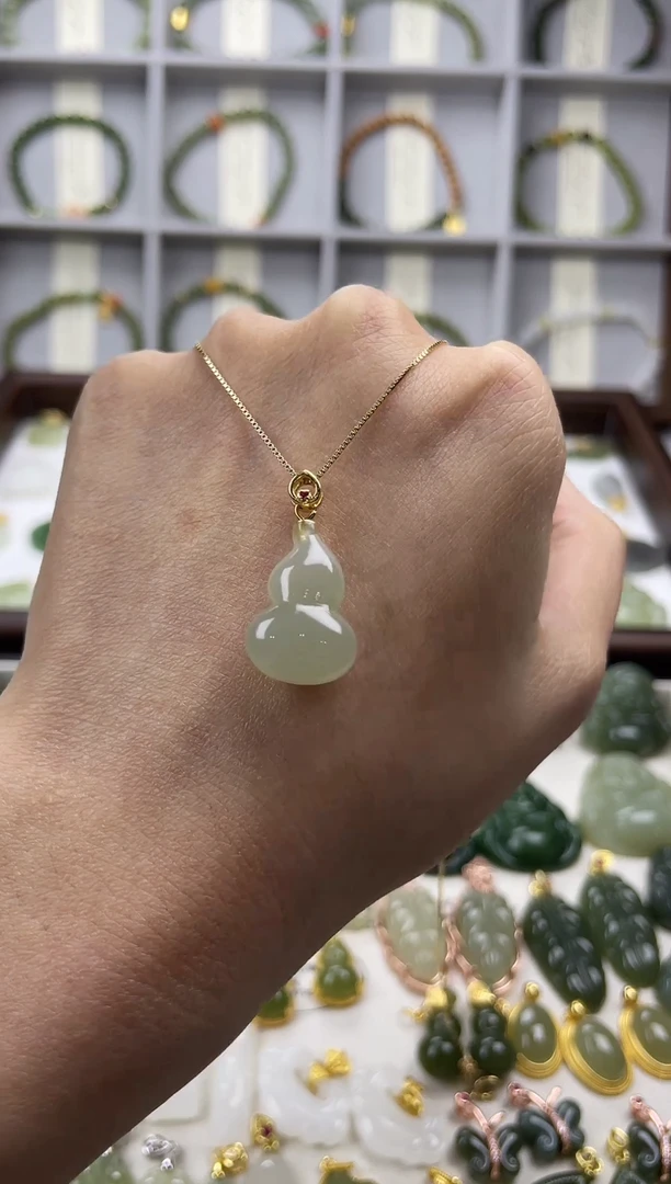 吊坠(不含链)银S925镶嵌和田玉吊坠(不含链) 银S925镶嵌 和田玉