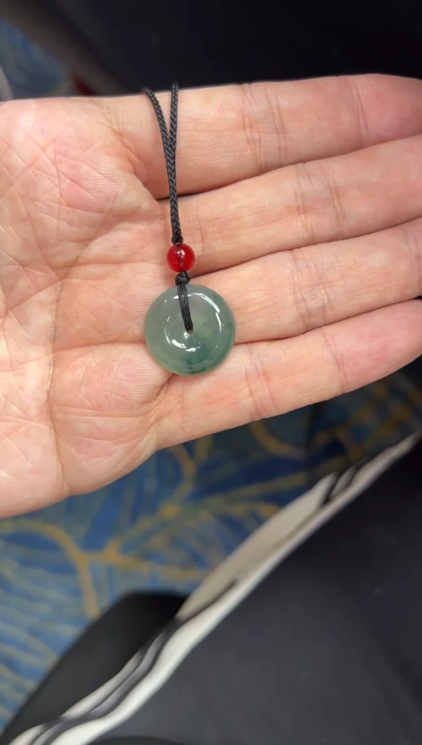 翡翠未镶嵌吊坠(不含链)贸易平安扣