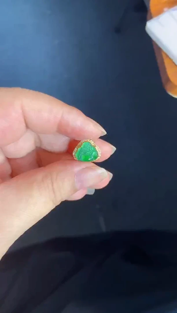 吊坠(不含链)银S925镶嵌翡翠1