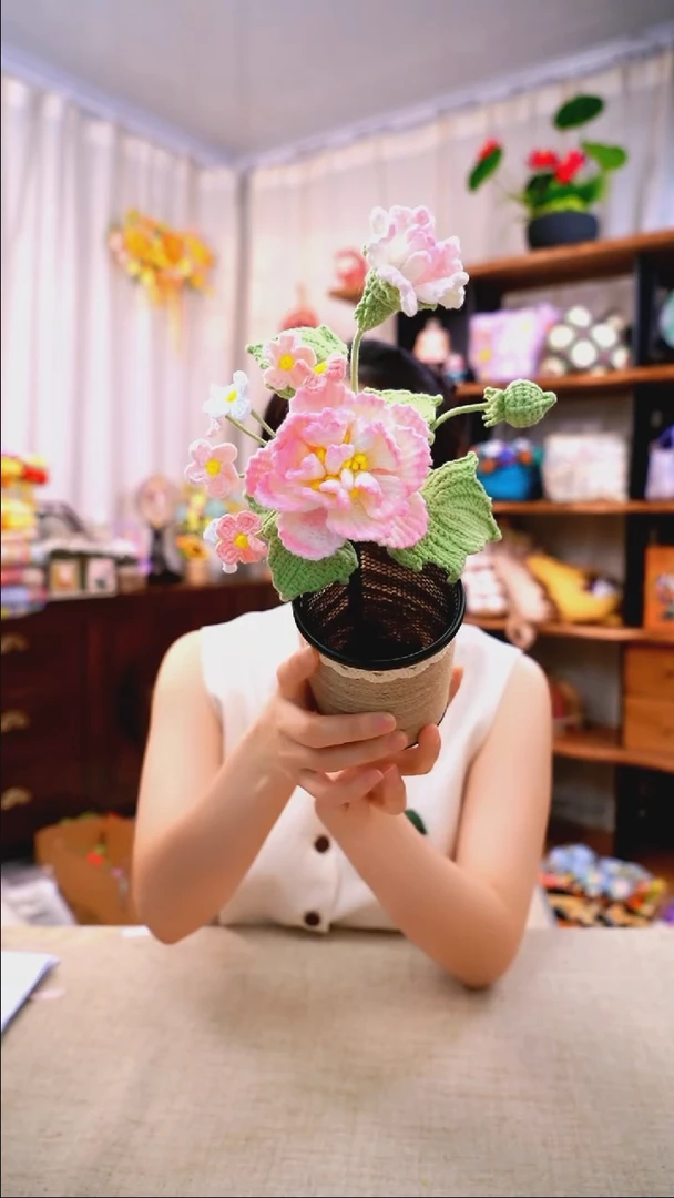 织绣【笔筒】纯手工非遗钩织