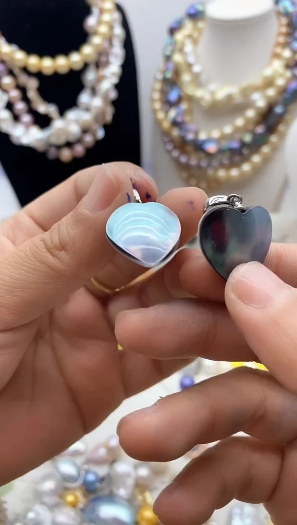 【闪购商品】淡水珍珠颈饰钛钢107