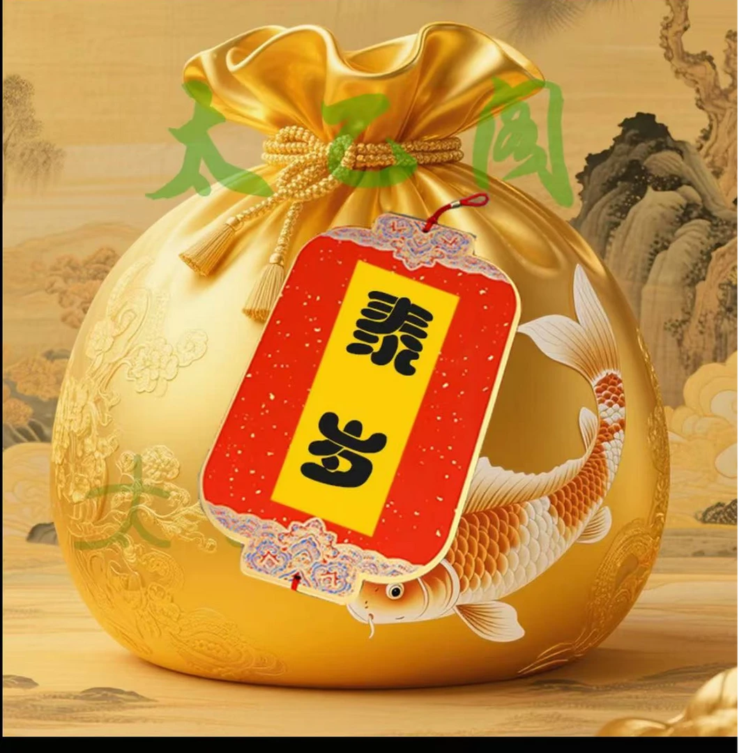 1号祛太虽《师傅推荐》生肖挂饰福袋