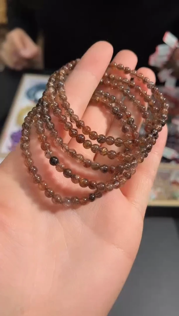 【闪购商品】水晶手链未镶嵌9多样性发其一黑金超4+