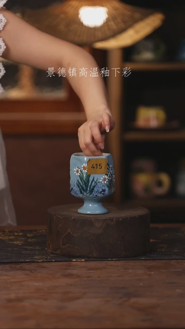 景德镇高温釉下手绘陶瓷415