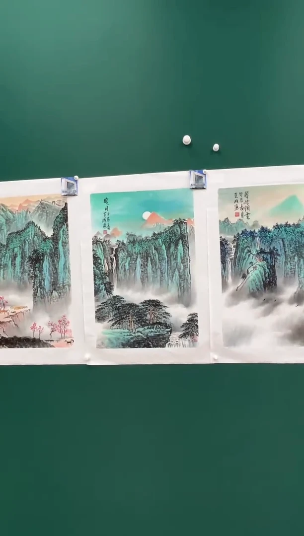 国画李克成-国画-山水