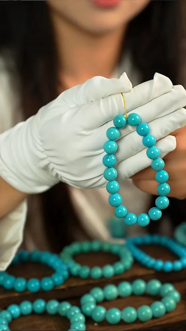 未镶嵌绿松石手串多样性发一