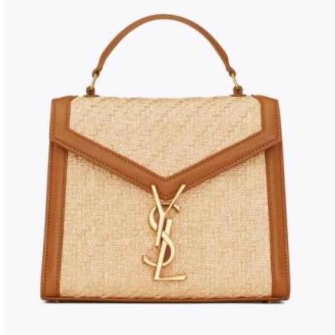 99新 YSL/圣罗兰 YSL草编包